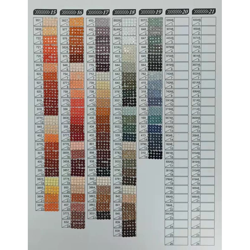 5200 White Diamond Painting Replacement Beads Round Diamonds for Diamond