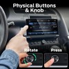Single DIN Car Stereo with Flip Out Screen Wireless CarPlay