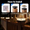 4x4 Solar Post Cap Lights 8 Pack, 96 LED/4 Lighting