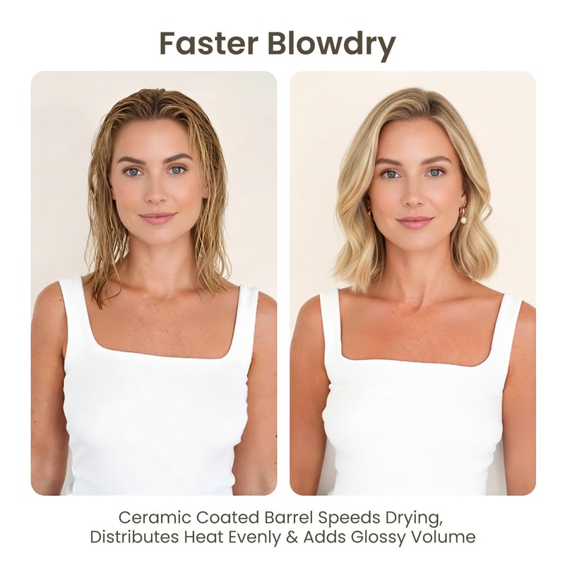 AIMIKE Round Brush for Blow Out, Small Round Hair Brush