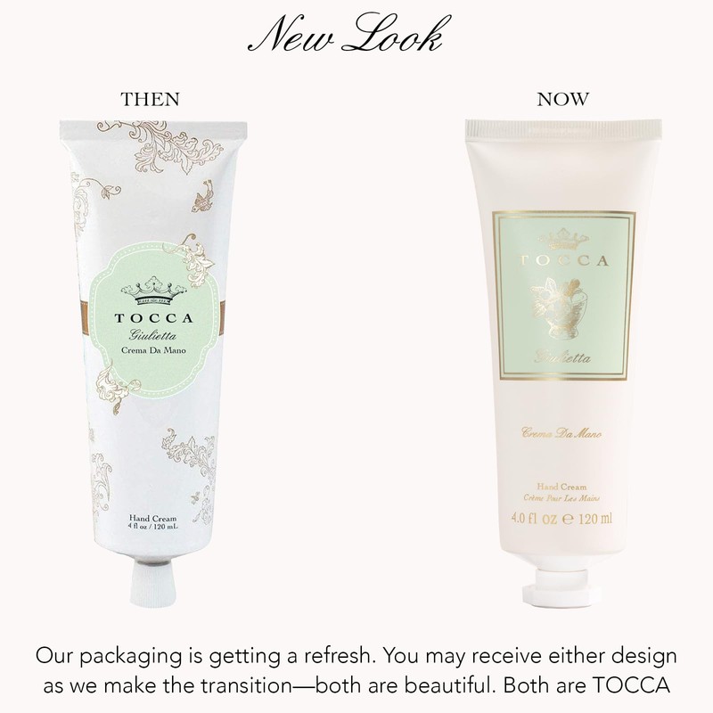 Tocca Crema de Mano Luxe, Giulietta Hand Cream, 4 oz