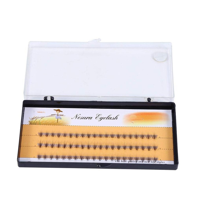 Haofy 60 Piezas Pestañas Postizas Extensiones de Pestañas Individuales Pestañas