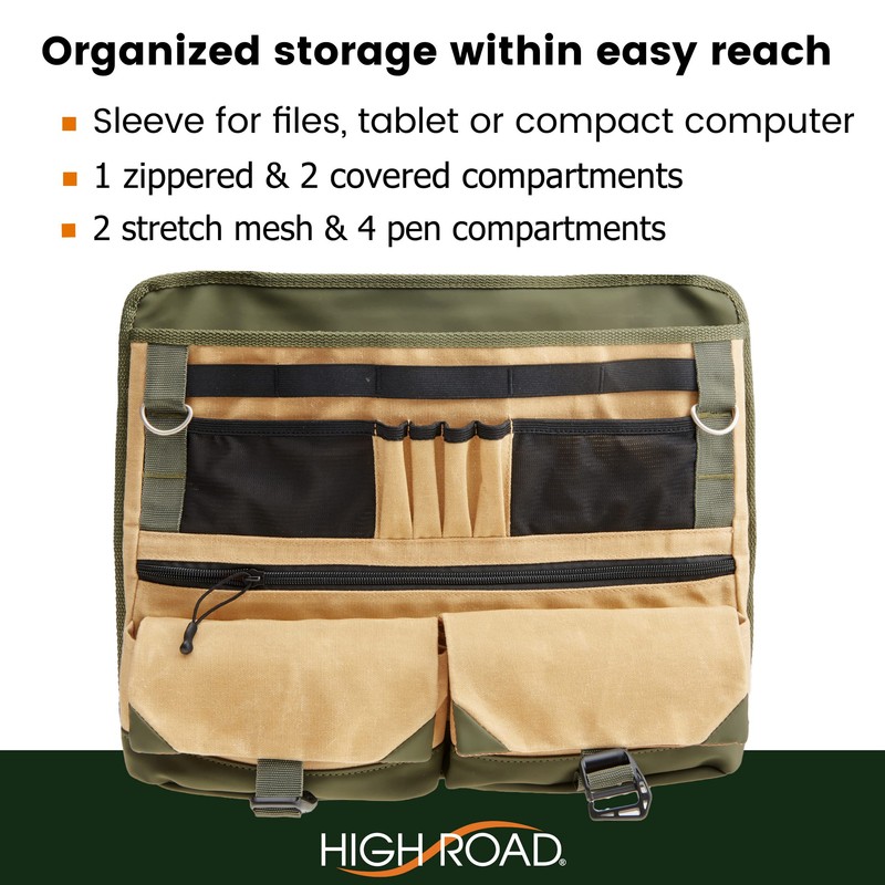 High Road Cairn Car Front Seat Organizer with Multipurpose Hanging