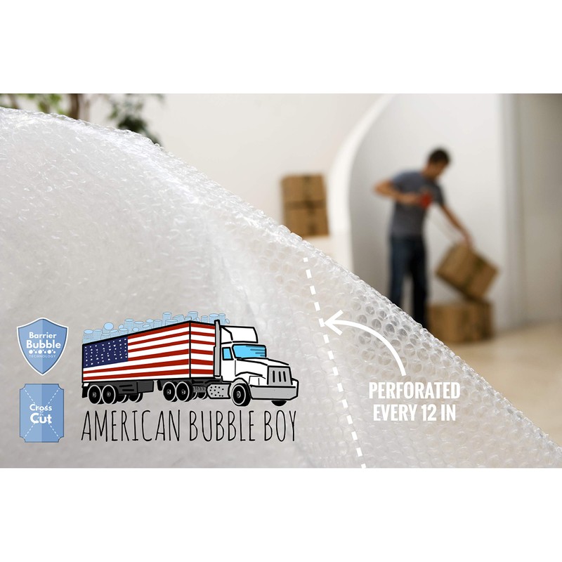 4 large rolls of Bubble Wrap total 700 feet, small