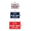Signs ByLITA Classic Framed Do Not Touch The Glass Sign
