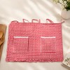Oven Skirt Curtain, 30”x22”, Red White Check Oven Curtain for