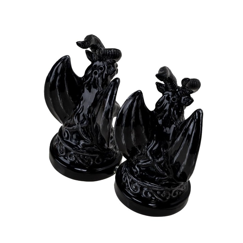 Pacific Giftware Dark Elegance Baphomet Salt and Pepper Shakers