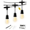 Hobbynors Outdoor String Lights 30FT, Patio Lights Outdoor Waterproof, Plug-in