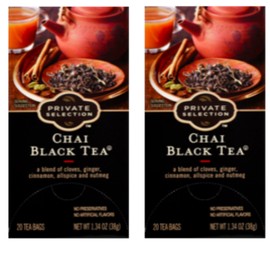 Private Selection Chai Black Tea 20 ct (2 pack)