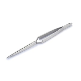 Huron Tweezers, Cross-Lock Straight Fine Point 6.5"