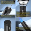 JEVSTU Torch Lighter, Butane Lighter 6.0in Long with Fuel Level