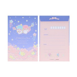 Sunstar Stationery Sanrio Character Letter Set, Little Twin Stars 50th Anniversary TS Night Sky S8908320