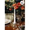 Ner Mitzvah Classic 8 Inch Taper Candles for Shabbat, Dinner