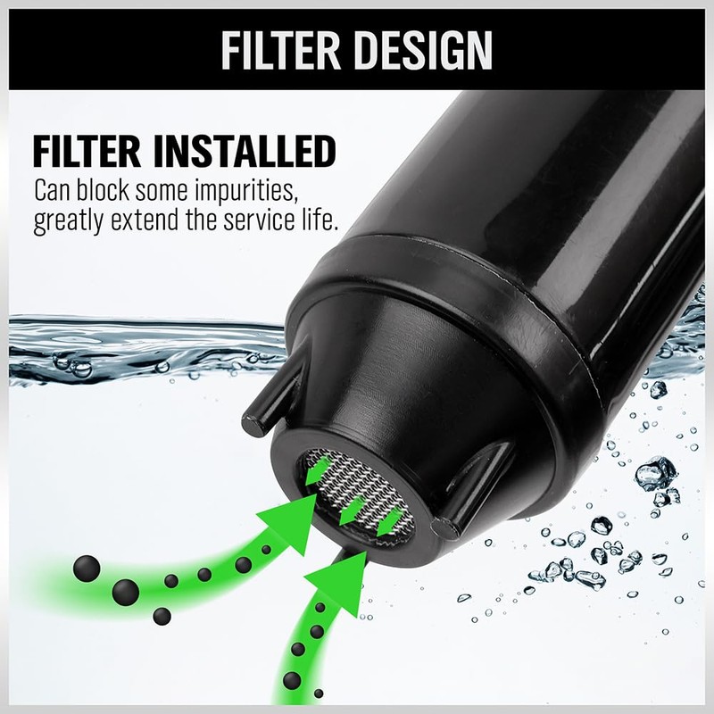 SWANLAKE Portable Battery Powered Fuel Transfer Pump, 2.4 GPM Liquid