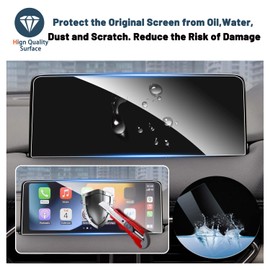 Ruiya 2025 CX5 Screen Protector for Mazda CX-5 10.25" Touch Screen,for Mazda CX 5 2025 Accessories 9HD Tempered Glass Compatible with 2021 2022 2023 2024 2025 Mazda CX5