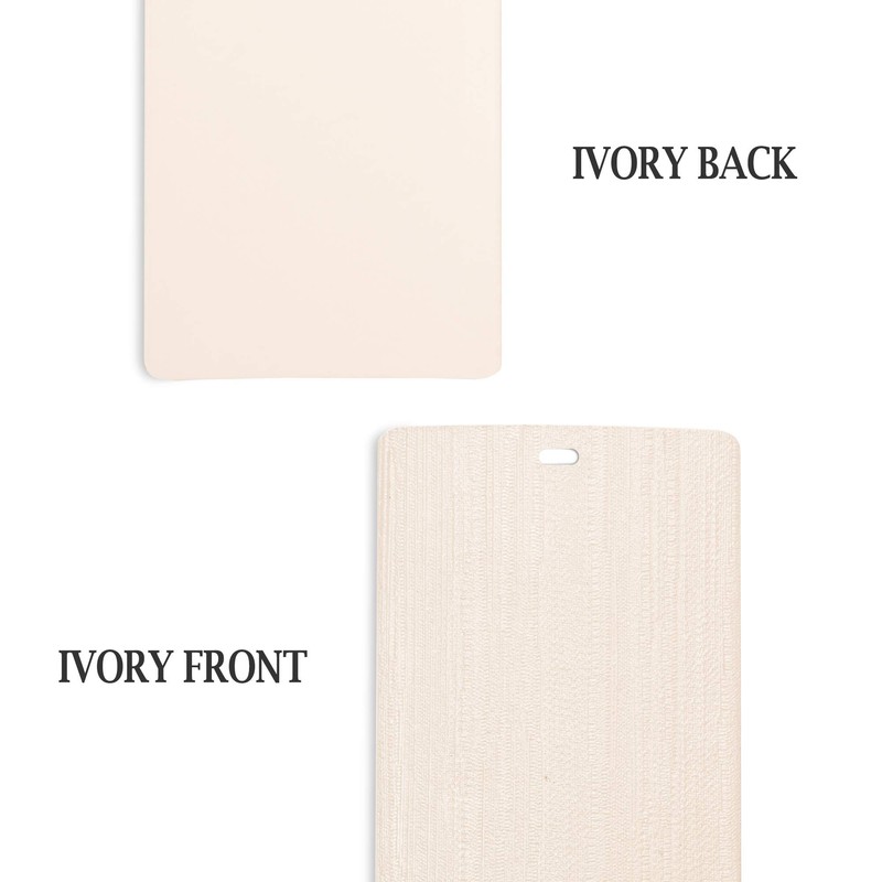 DALIX Arctic Ivory Vertical Blind Texture Slats Sliding Door 82.5