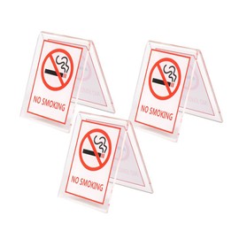 Speed mao 禁煙 No Smoking 卓上 プレート サインプレート ホテル 飲食店 分煙 業務用 (3個セット)