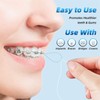 Kuvvfe Floss Threaders,Deep Clean Floss for Braces, Bridges, Implants|200Count (Pack