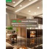 zouzai 12 Pack 6 Inch 6000k/5000k/4000k/3000k/2700k 5CCT Selectable Ultra-Thin LED
