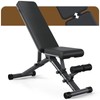 LINBOLUSA Adjustable Workout Bench for Home - 800lbs Support Weight