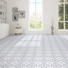 Peel & Stick Floor Tile Stickers Self Adhesive, Suitable for Floor, Wall, Kitchen, Bathroom, Living Room, Pet House, Fireplace and More 10 Sheets 8"x8" Wall Decorative Decals, Grey