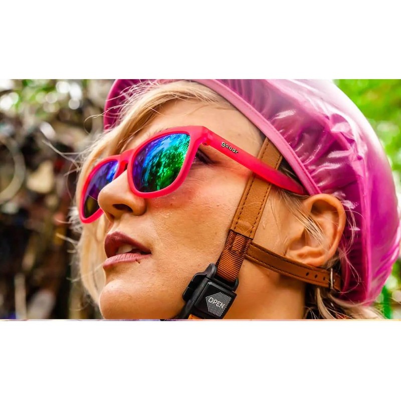 goodr Gafas de sol para correr (verde azulado con lente