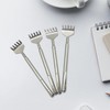 Silver Back Scratcher for Men Women,Extendable Stainless Steel Telescoping Backscratchers