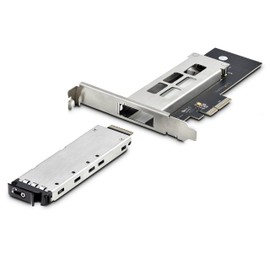 StarTech.com M.2 NVMe SSD to PCIe x4 Mobile Rack/Backplane with Removable Tray for PCI Express Expansion Slot, Tool-Less Installation, PCIe 4.0/3.0 Hot-Swap Drive Bay, Key Lock (M2-Removable-PCIE-N1)