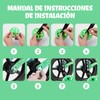 GWMWON Llantitas Bicicleta Llantas Entrenadoras,Ruedas de Entrenamiento LED