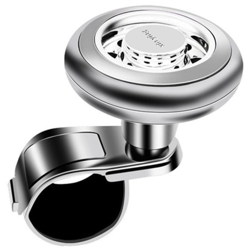 Riloer Car Handle Spinner Steering Wheel Knob Universal Metal Steering