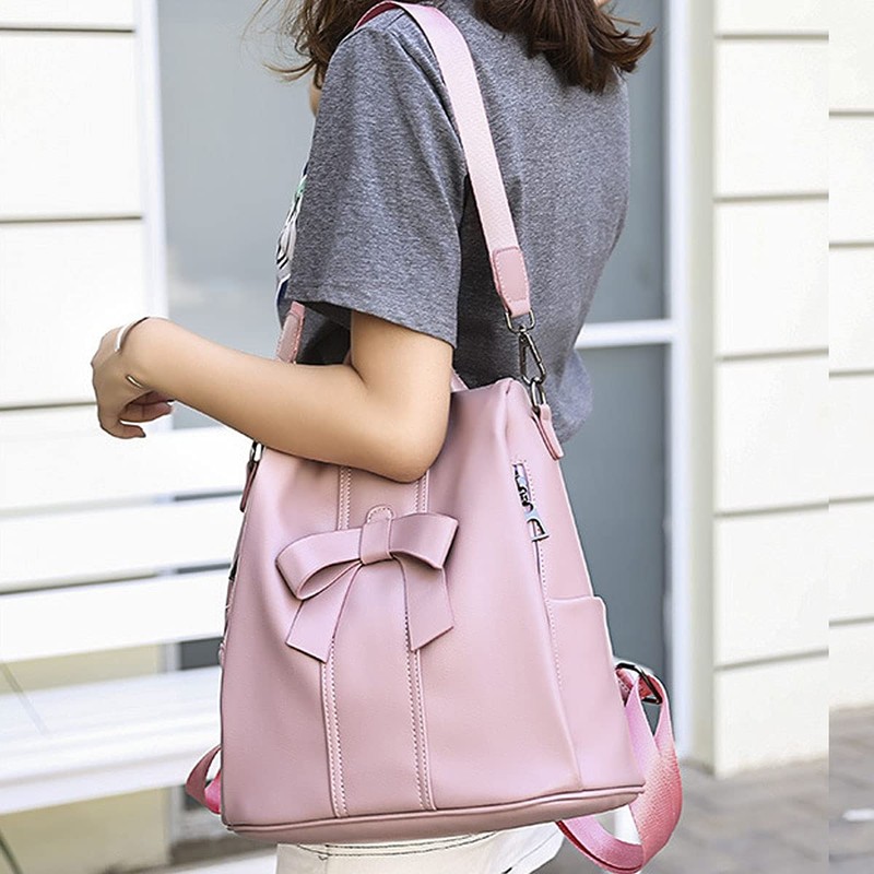 XingChen Backpacks and Purses for Women PU Leather Anti-theft Fashion