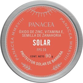 Protector SOLAR natural para todo el cuerpo que bloquea los rayos UVA y UVB con antioxidantes. Ingredientes 100% naturales, sin químicos. 90g.