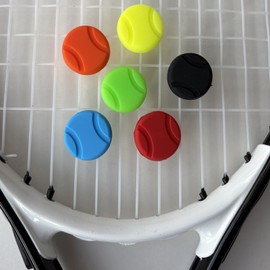 Tennis Vibration Dampener Tennis Accessories,6PCS Tennis Ball Shape Silicone Dampener Shock Absorber Cute/Funny Tennis Supplier