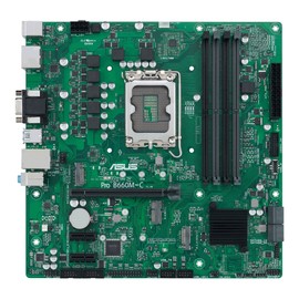 ASUS Pro B660M-C D4-CSM Business Motherboard Socket Intel LGA 1700 (Intel B660, mATX, DDR4 Memory, ASUS CSM, ASUS Control Center Express, COM Debug Header)