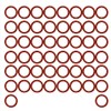 ANCLLO 50 Pack Oil Drain Plug O-Ring #11105 (Orange Color)