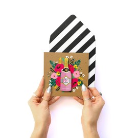 Tache Cheers Premium Handmade FSC® Certified Greeting Card with Envelope.