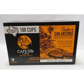 Cafe Ole Taste of San Antonio single serve pods 100 count