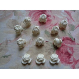 Bella Rosa Appliques New! Gorgeous! Antique Rose Upholstery Tacks 24 Piece Set