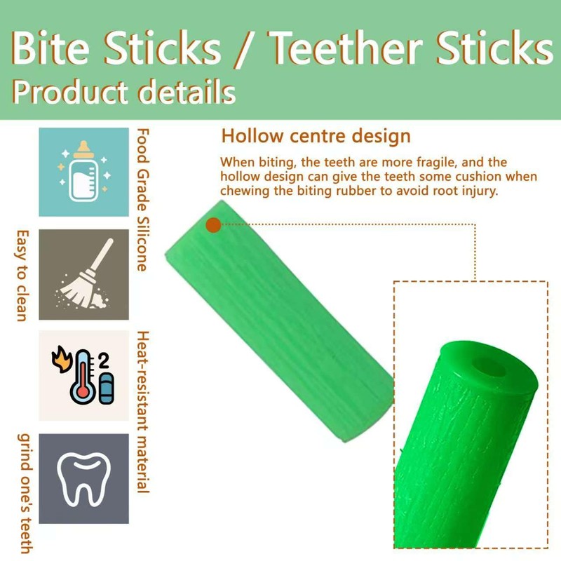 3 Pcs fKiZanthene Orthodontic Aligner Chewies, Mint Dental Chewies for