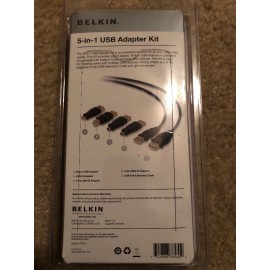 Belkin New Belkin USB 5 in 1 Cable Kit with Adapters 16 ft Charge, Sync USB