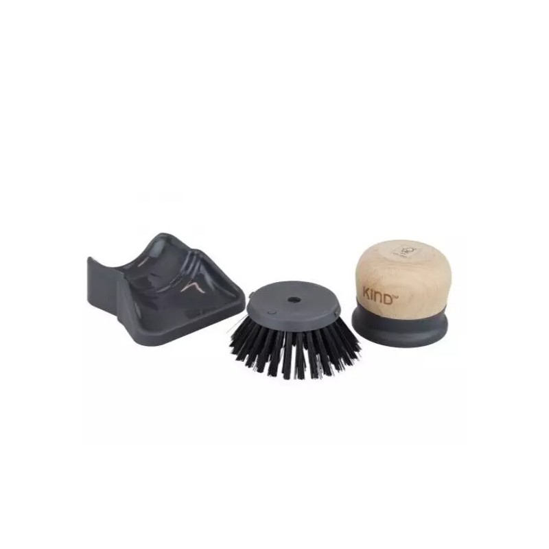 Casabella KIND Palm Brush with holder (Perfect Dish scrubber)