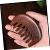 PACKOVE Portable Wooden Comb for Massage Durable Wide Tooth Care