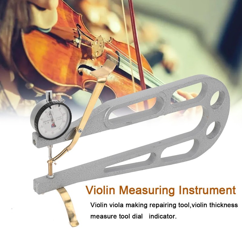 Lfhelper Violin Thickness Gauge Measuring Tool, Grauating Caliper, 0-0.4inch Range,