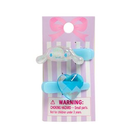 Sanrio 176907 Mini Hair Clips, Set of 2, Cinnamon Roll Hair Closure