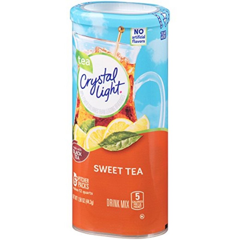 Crystal Light Sweet Tea Drink Mix (12 quart=6 packets) NEW