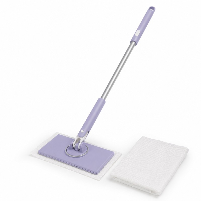 2 Pack Hands-Free Rotating Mini Mop for Wet & Dry