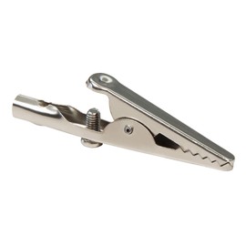 MC POWER - Crocodile Clip with Screw, 51 mm Long, Uninsulated