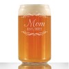 Mom Est 2022 - New Mother Beer Can Pint Glass
