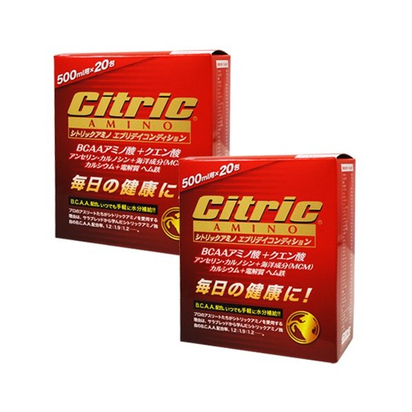 Citric Amino Everyday Condition 4.2 oz (120 g) x 20 packets x 2 boxes