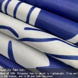 VOLTA Embroidered Double Sided South Carolina State Flag 3x5 Feet, Outdoor Heavy Duty 3-Ply Durable Polyester South Carolina State Flag with Canvas Header/Brass Grommets for Indoor and Outdoor Decoration